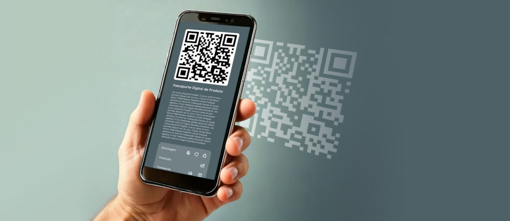 Imagem de QR Code em telemóvel