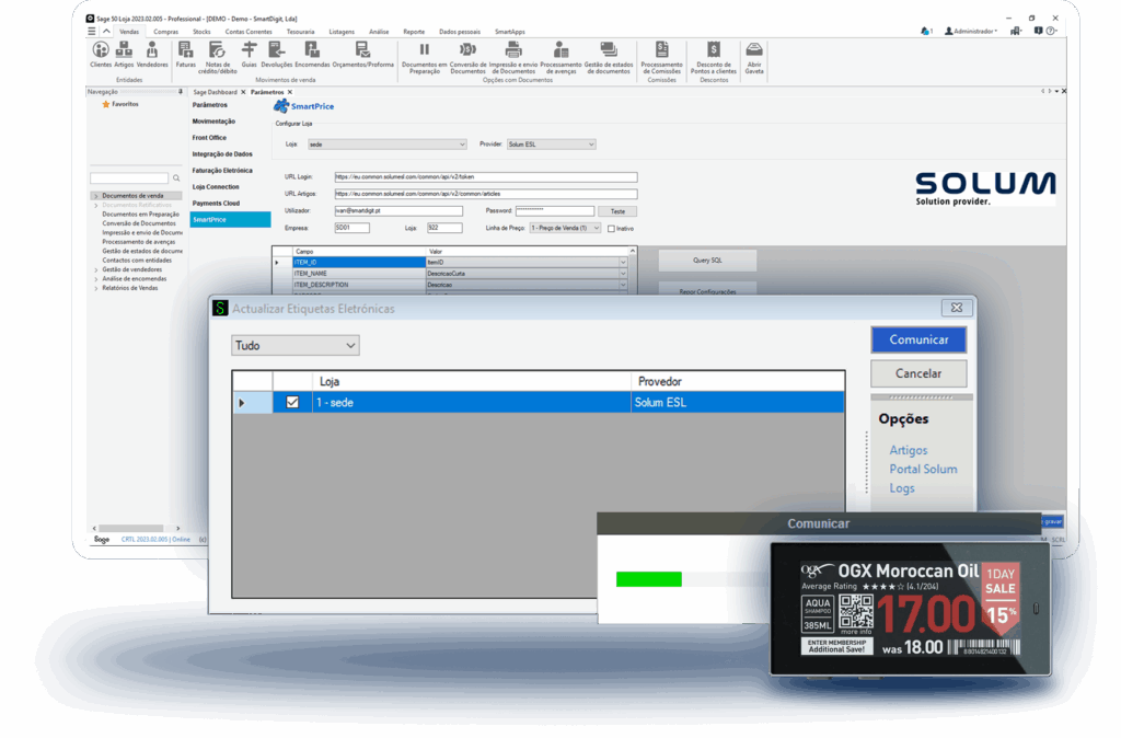 SmartPrice Interface